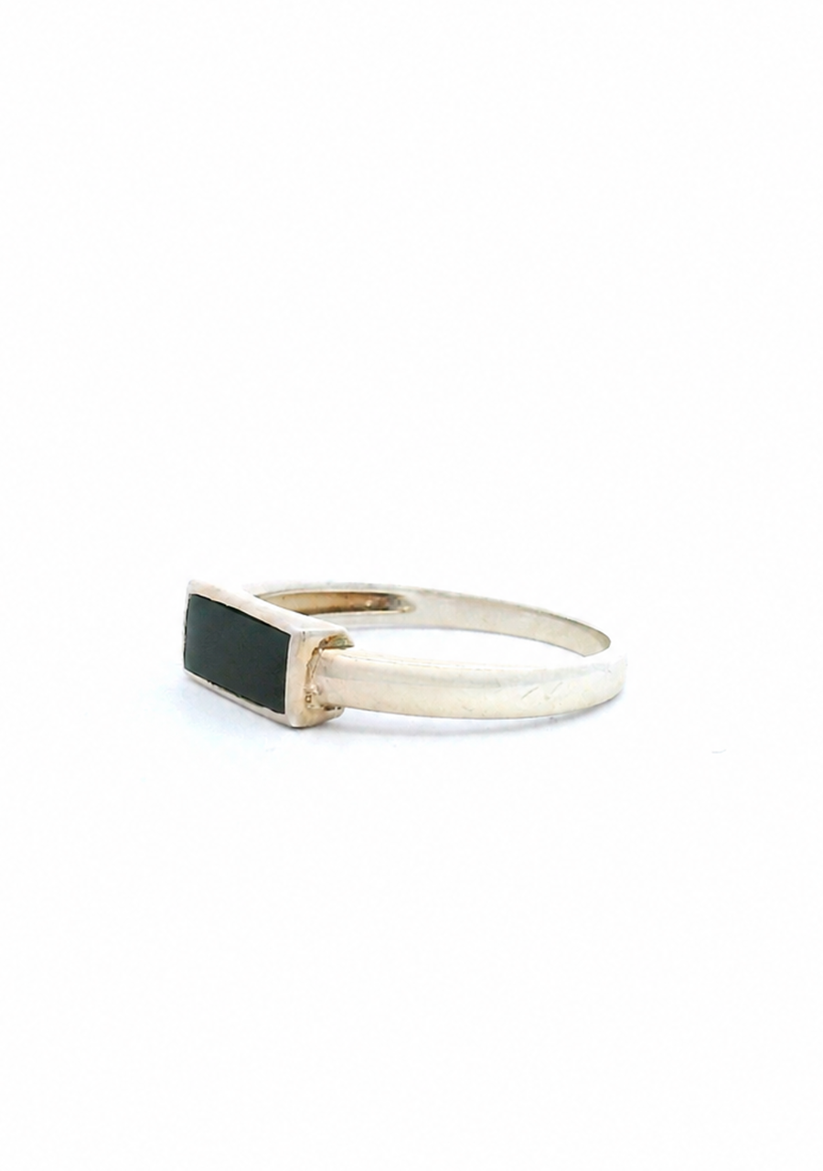 Sterling Silver Onyx Ring