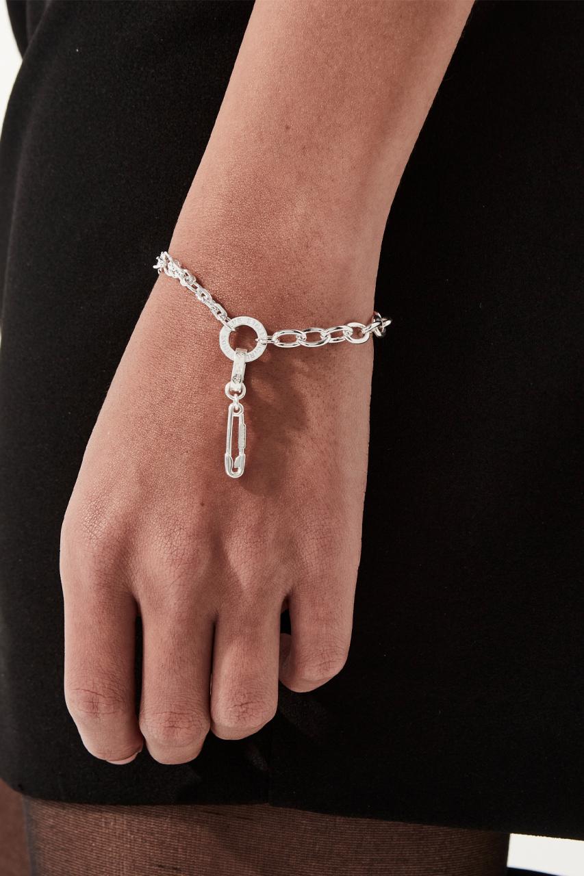 Stolen Girlfriends Club Sterling Silver Safety Pin Charm