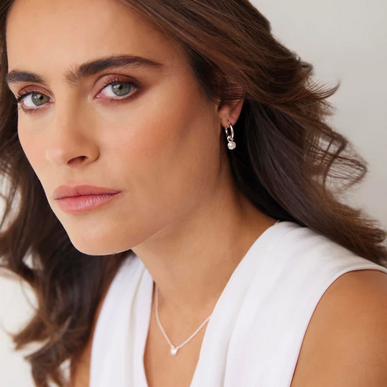 Najo Sterling Silver Heavenly Freshwater Pearl Earrings