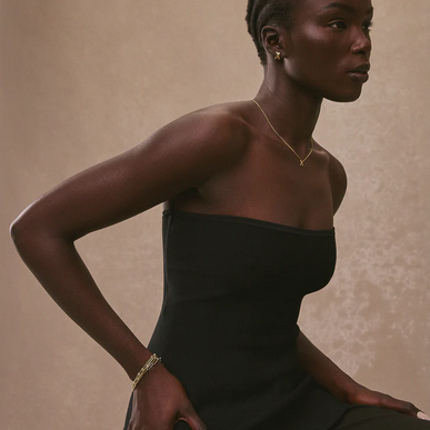 Najo 14ct Gold Plated Bisous Necklace