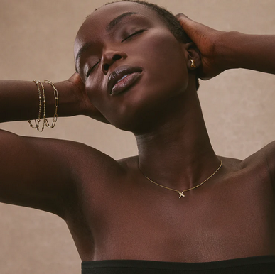 Najo 14ct Gold Plated Bisous Necklace