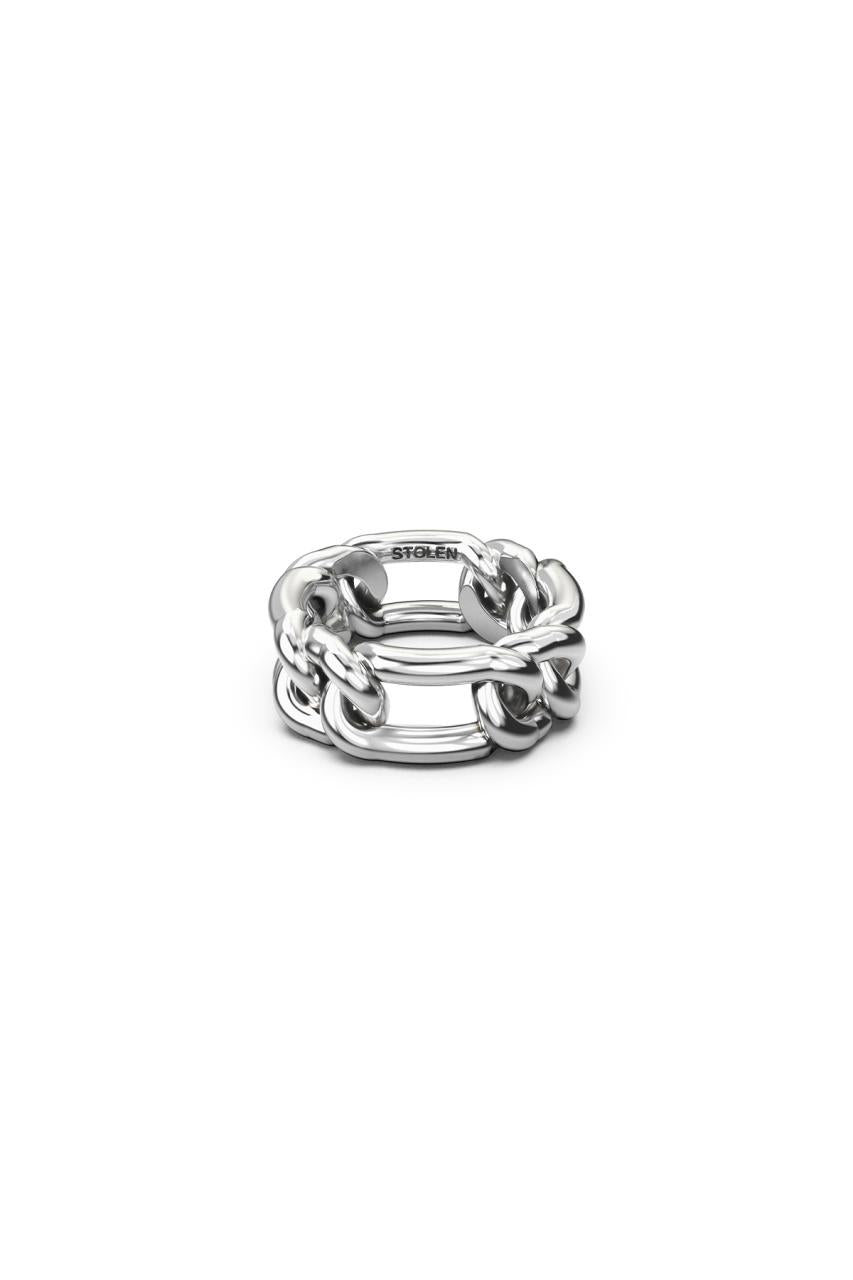 Stolen Girlfriends Club Sterling Silver Curbed Spacer Ring
