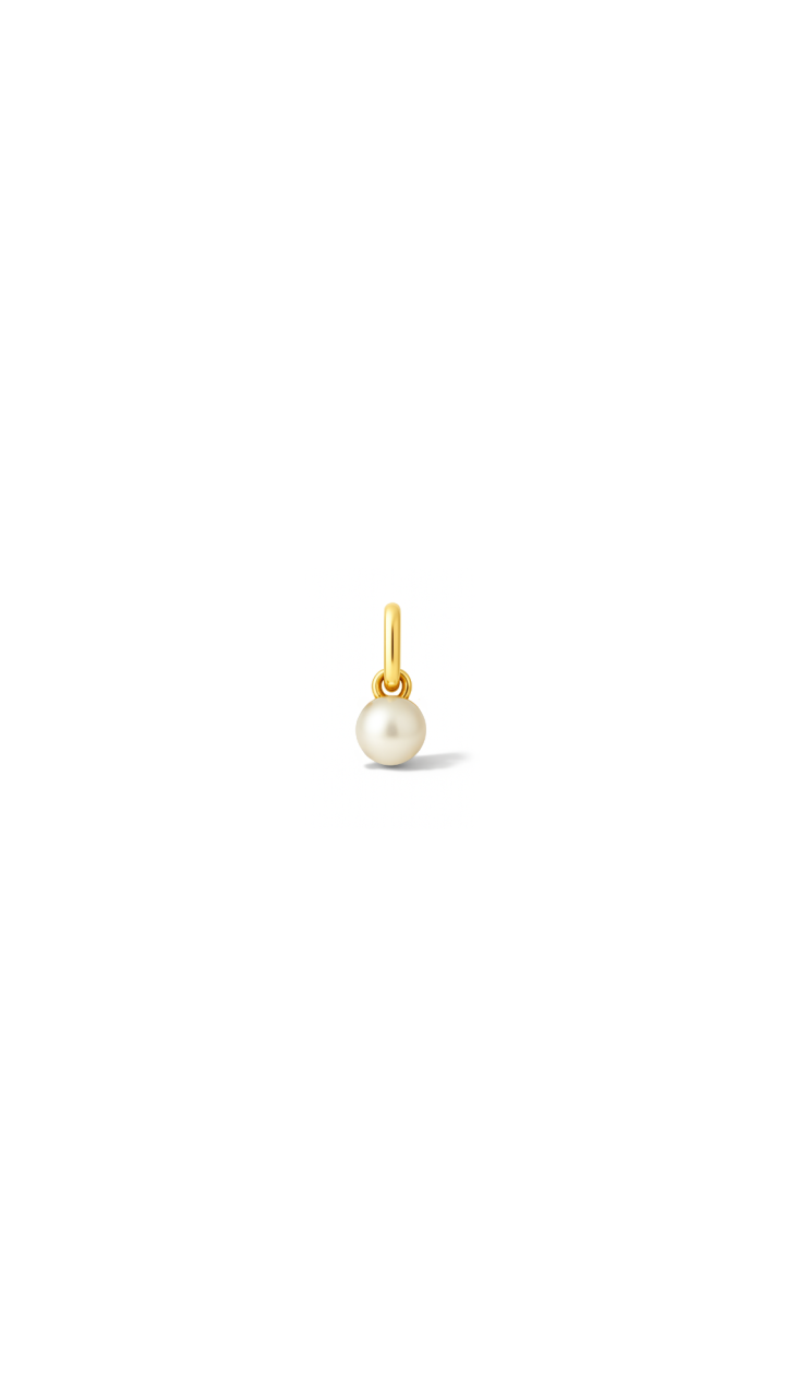 9ct Yellow Gold Fresh Water Pearl Birthstone Pendant