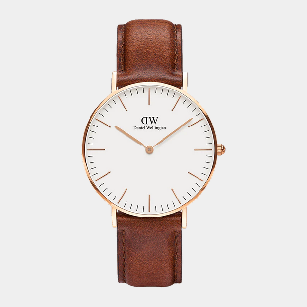 Daniel Wellington 40mm Classic St Mawes 40mm Rose Gold Plated Watch