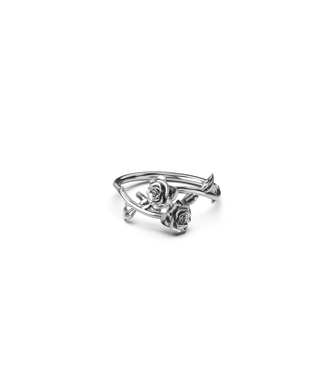 Stolen Girlfriends Club Sterling Silver Rose Wrap Ring