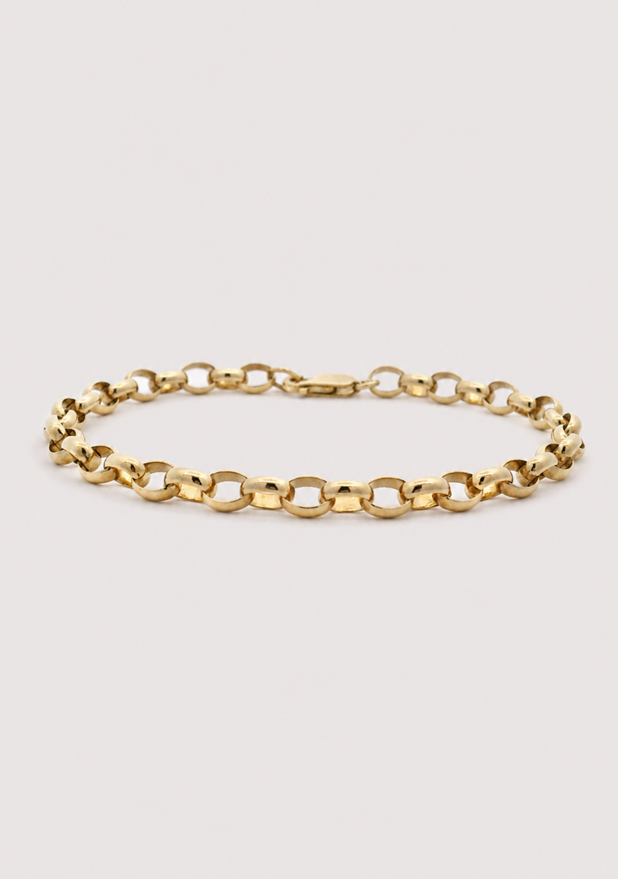 9ct Yellow Gold B3 Belcher Bracelet