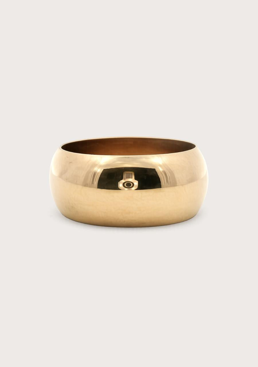 Estate 18ct Yellow Gold Full Dome 9.75mm Plain Band