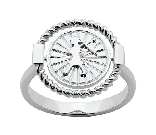 Karen Walker Sterling Silver Voyager Spinner Ring
