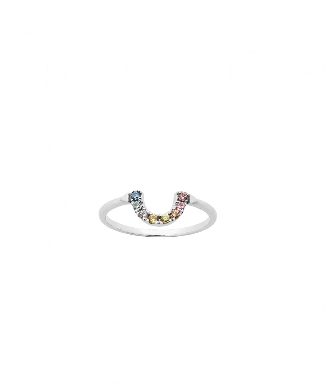 Karen Walker Sterling Silver Surrealist Ring Finger Size M