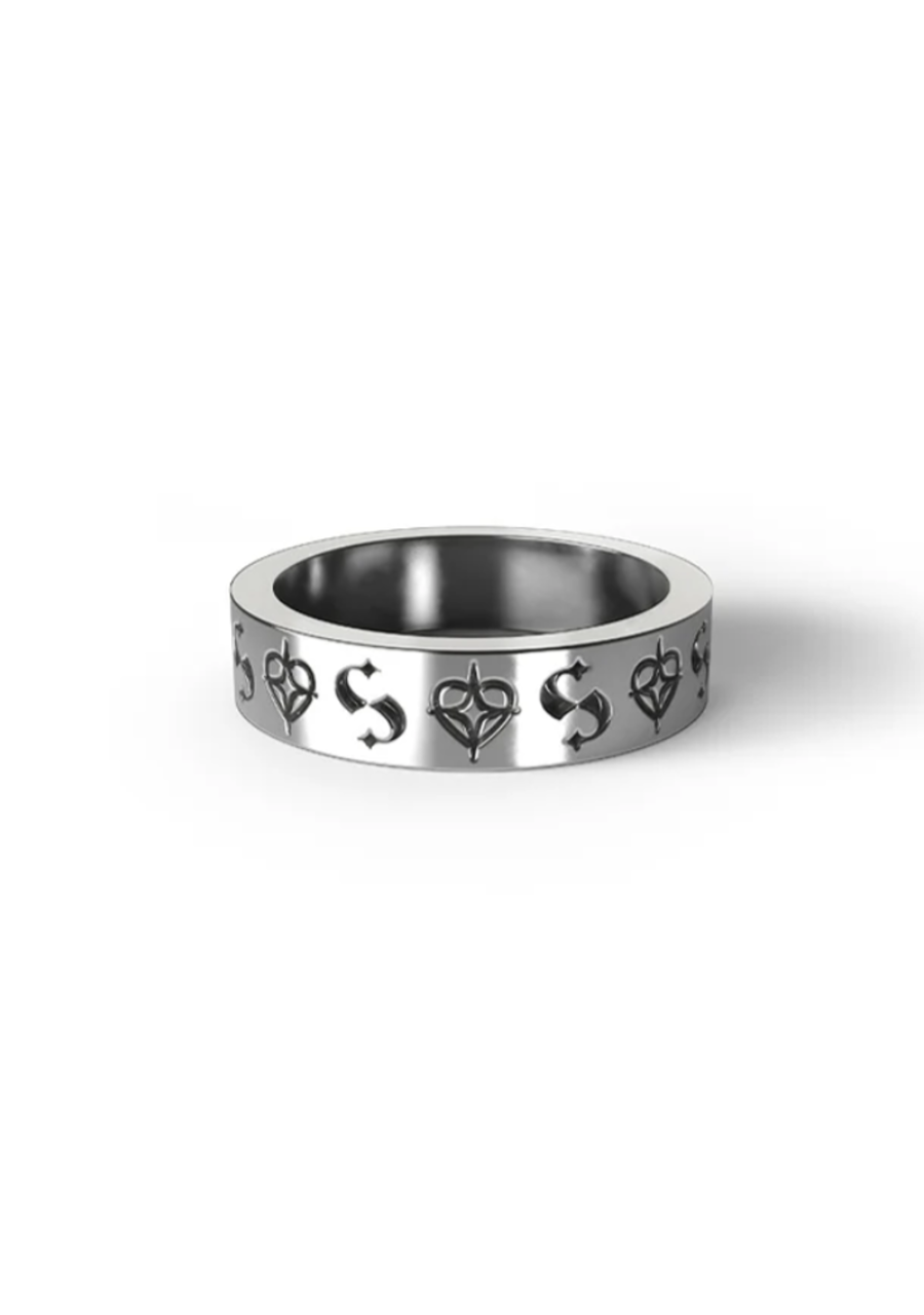 Stolen Girlfriends Club Sterling Silver Starstruck Imprint Band