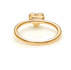 Stolen Girlfriends Club 18ct Yellow Gold Plated Baby Stolen Heart Ring