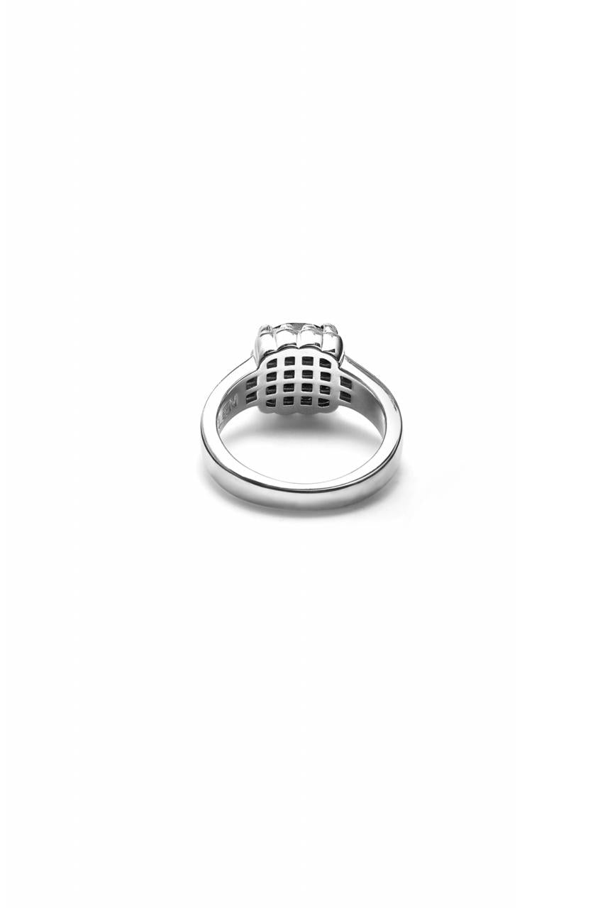Stolen Girlfriends Club Sterling Silver Iron Glance Baby Claw Ring with Hematite