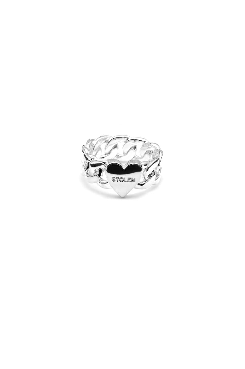 Stolen Girlfriends Club Sterling Silver Love Chain Ring