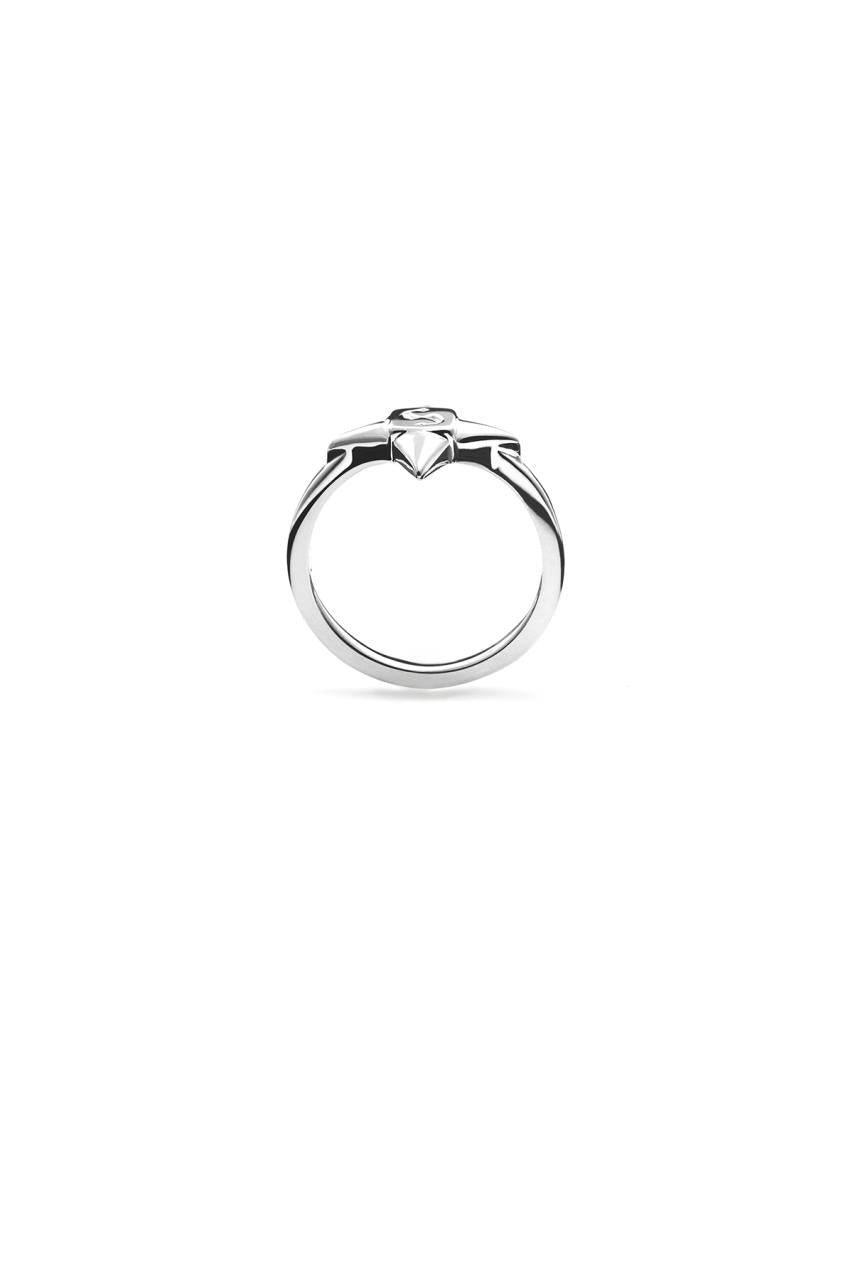 Stolen Girlfriends Club Sterling Silver Star Shocked Band Ring