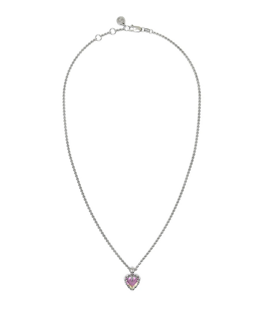 Stolen Girlfriends Club Sterling Silver Mystic Quartz Love Claw Necklace
