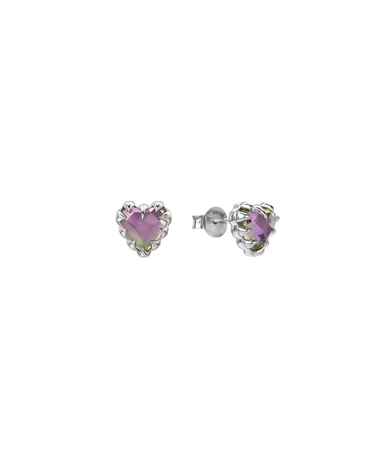Stolen Girlfriends Club Sterling Silver Mystic Quartz Love Claw Earrings