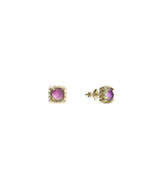 Stolen Girlfriends Club 18ct Gold Plated Mystic Quartz Mini Claw Stud Earrings
