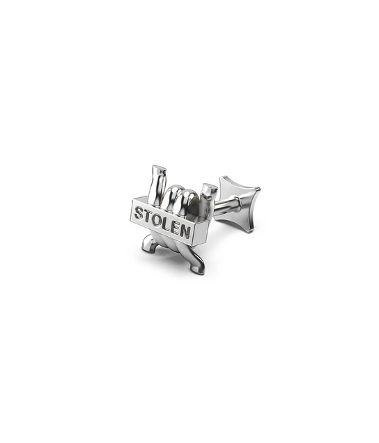 Stolen Girlfriends Club Sterling Silver Barb Flat Back Single Earring