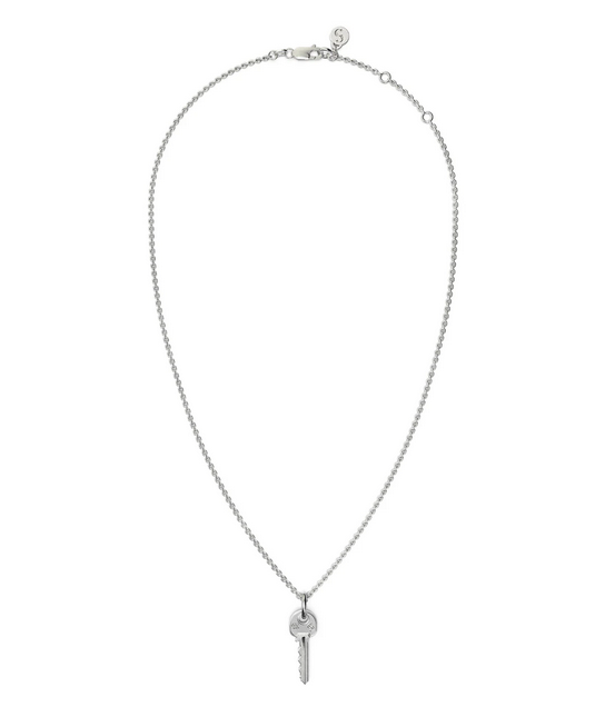 Stolen Girlfriends Club Sterling Silver Mini Key Necklace Necklace Length: 43cm – Adjustable to 47cm