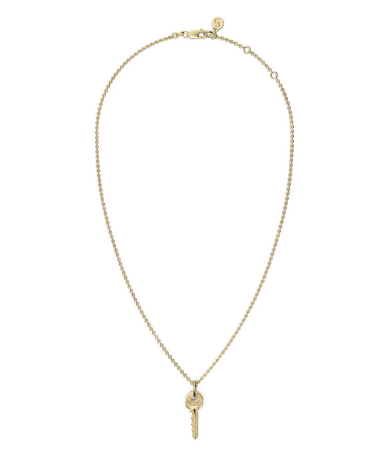 Stolen Girlfriends Club 18ct Gold Plated Mini Key Necklace Necklace Length: 43cm – Adjustable to 47cm