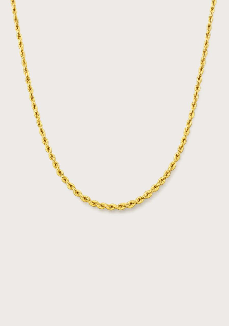 Estate 9ct Yellow Gold Rope Style Chain