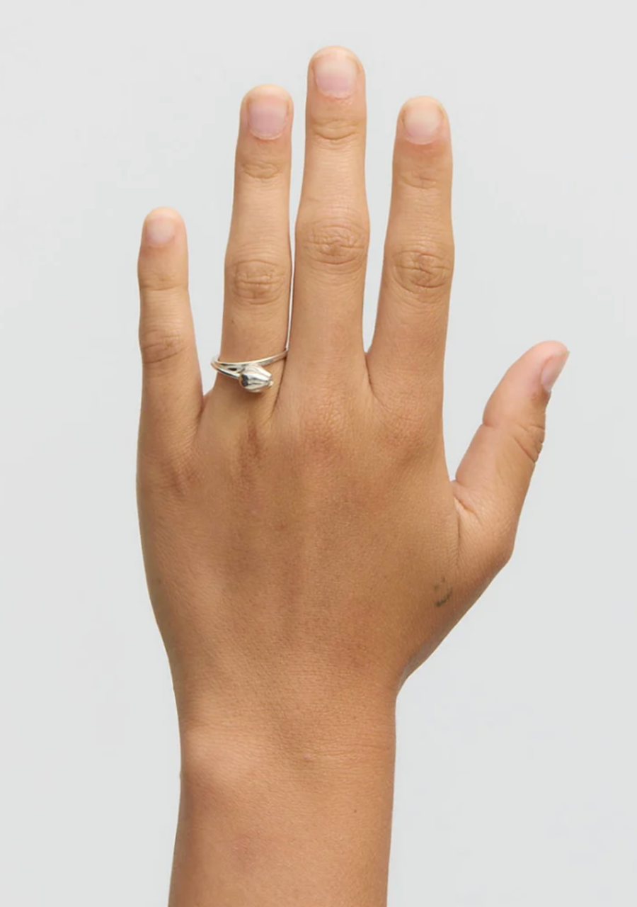 Meadowlark Sterling Silver Tulip Ring