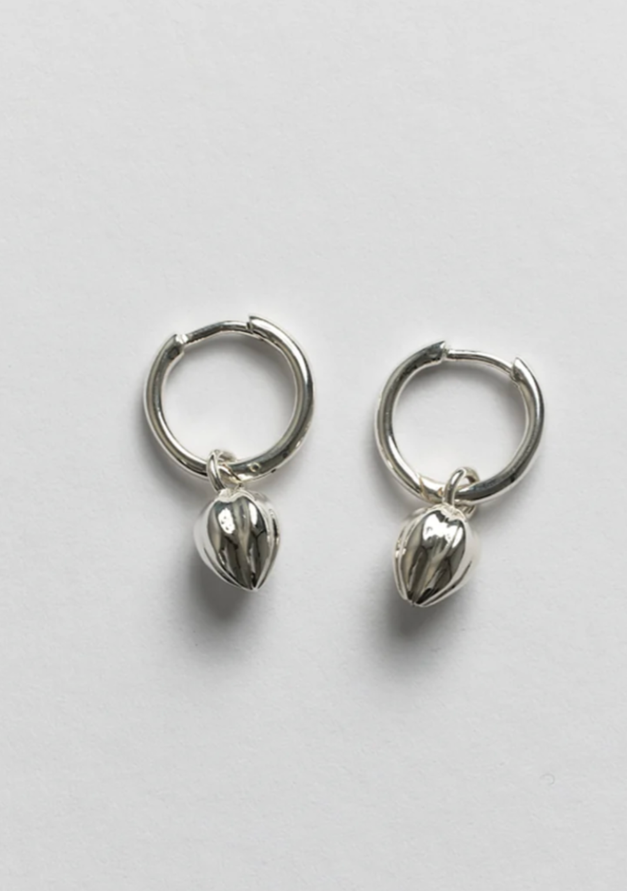 Meadowlark Sterling Silver Tulip Charm Earrings