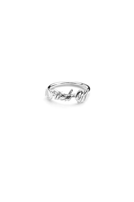 Stolen Girlfriends Club Sterling Silver Micro Warm Welcome Ring