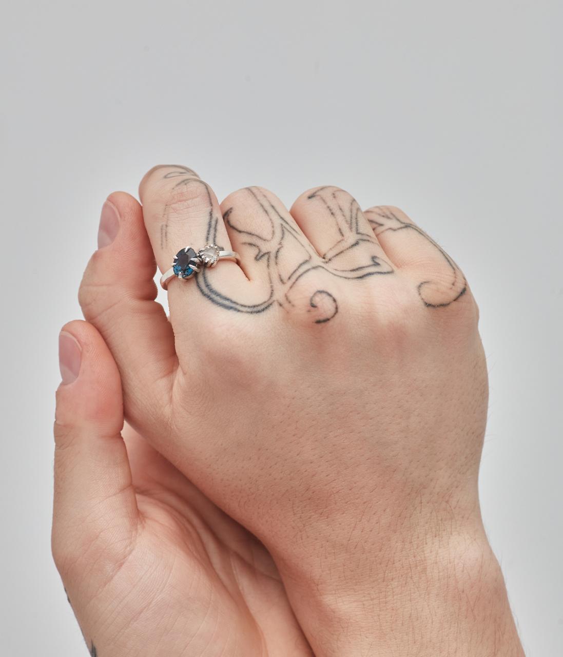 Stolen Girlfriends Club Sterling Silver Regal Harmony Ring