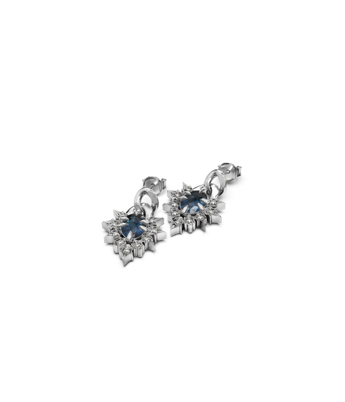 Stolen Girlfriends Club Sterling Silver Regal Ruin Drop Earrings
