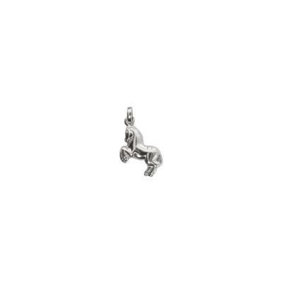 Sterling Silver 11mm Horse Pendant