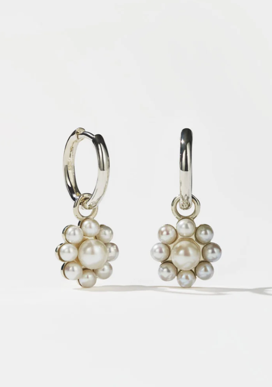 Meadowlark Sterling Silver Emile Charm Earrings