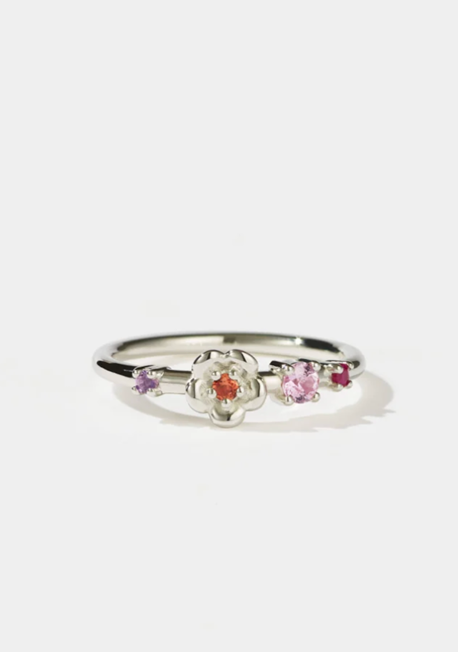 Meadowlark Sterling Silver Posie Band Ring