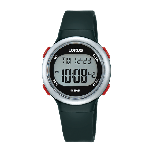 Lorus Kids Black Digital Multi-Timer Watch