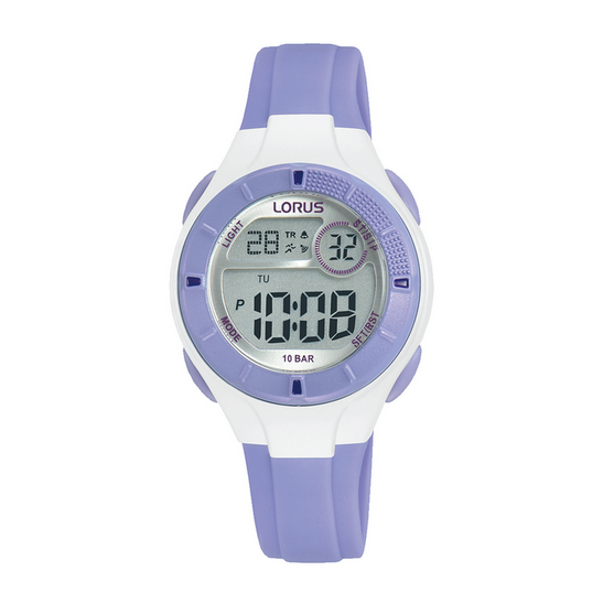 Lorus Youth Purple Digital Multi-Timer Watch