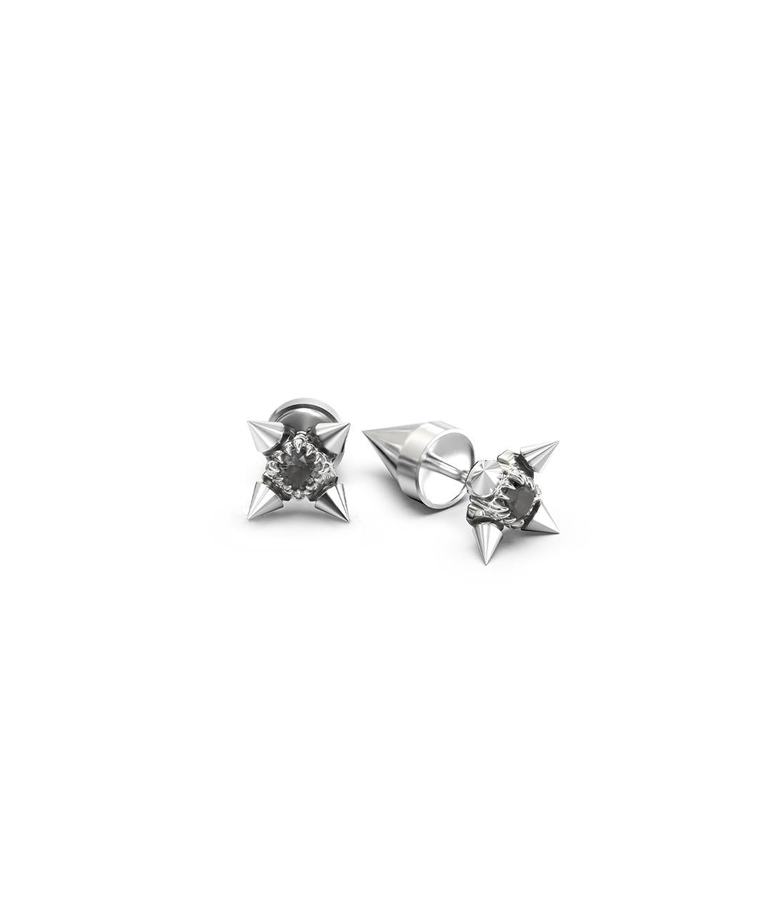 Stolen Girlfriends Club Sterling Silver Oracle Star Studs