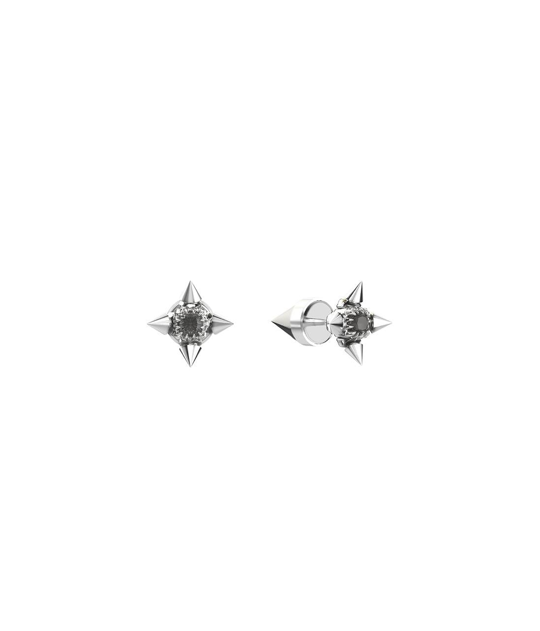 Stolen Girlfriends Club Sterling Silver Oracle Star Studs