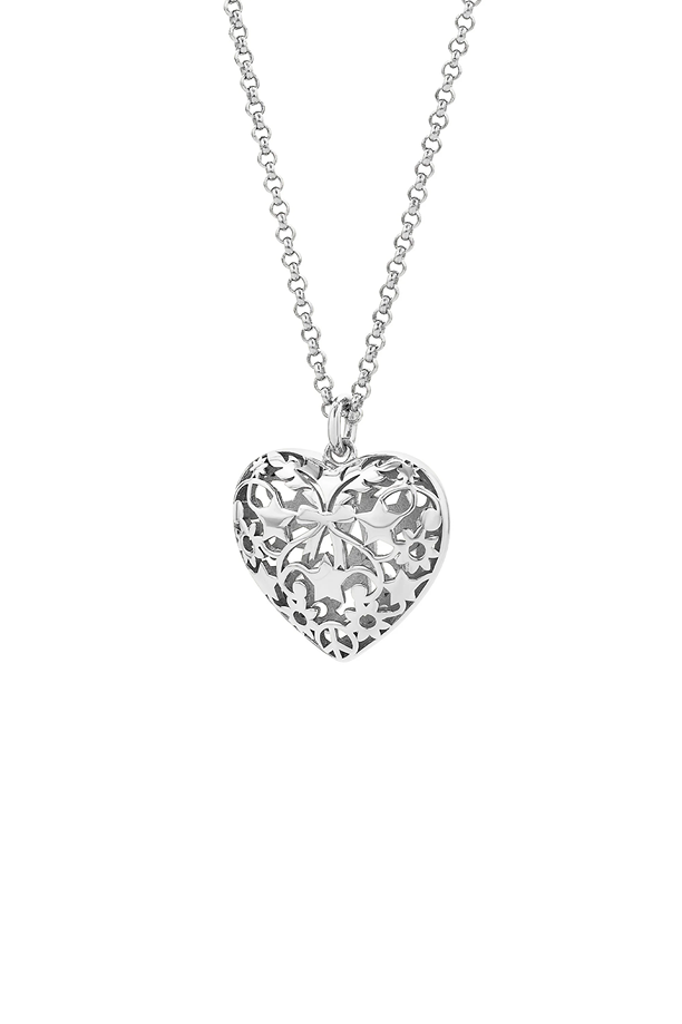 Karen Walker Sterling Silver Heart Thrills Necklace