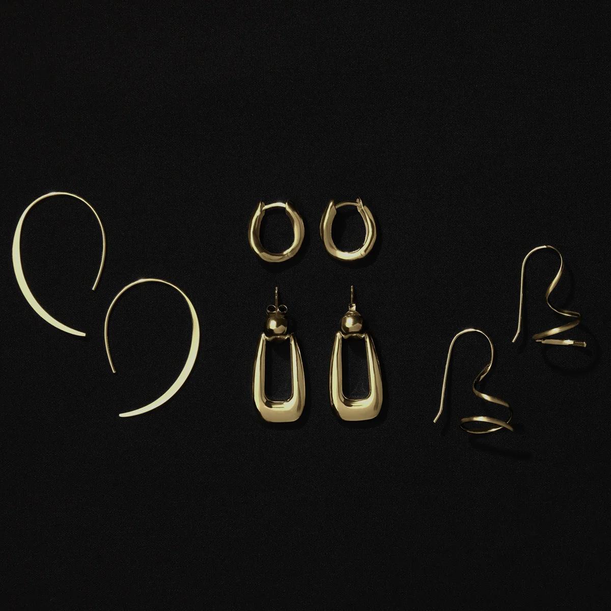 Najo Gold Plated Haze Earrings