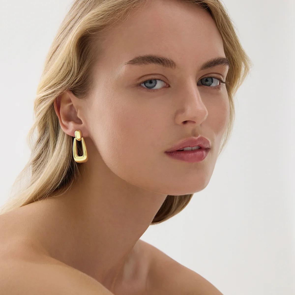 Najo Gold Plated Haze Earrings