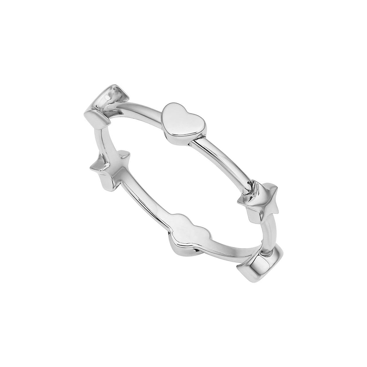 Karen Walker Sterling Silver Mini Charm Ring