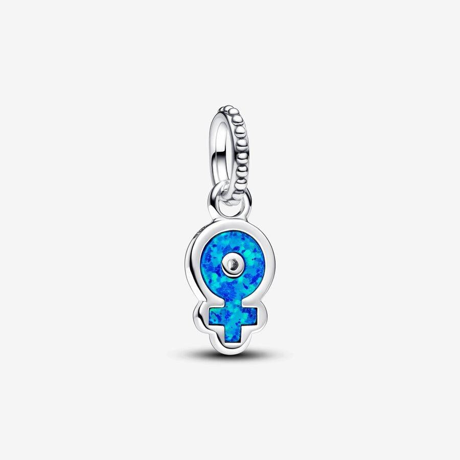 Pandora Sterling Silver Powerful Women Opalescent Dangle Charm