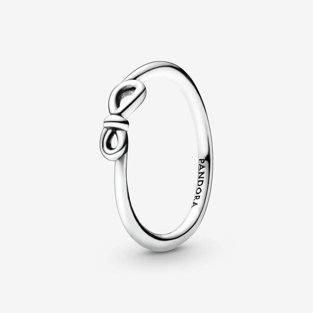 Pandora Sterling Silver Infinity Knot Ring Size 56 198898c00