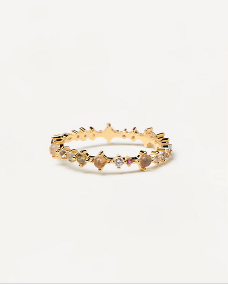 PD Paola 18ct Gold Plated Atelier Papillon Ring