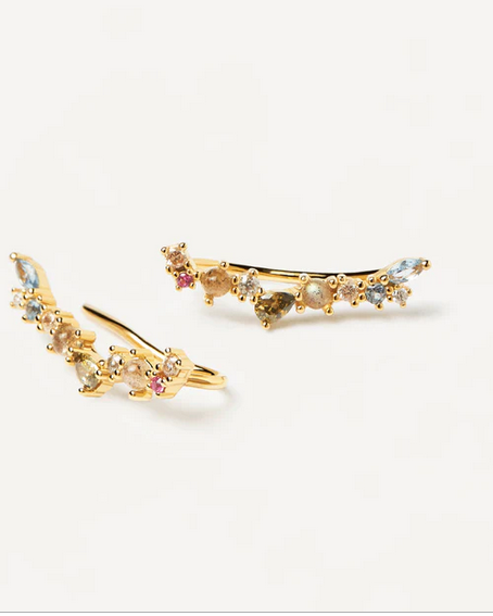 PD Paola 18ct Gold Plated Atelier Euphoria Earrings