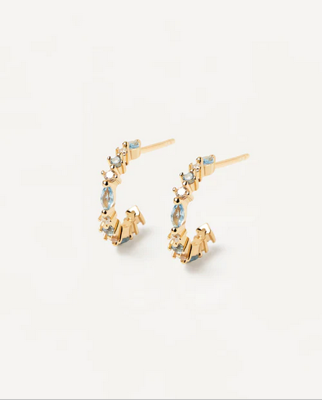 PD Paola 18ct Gold Plated Atelier Ombre Earrings