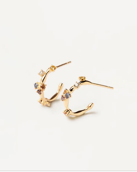 PD Paola 18ct Gold Plated Five Earrings