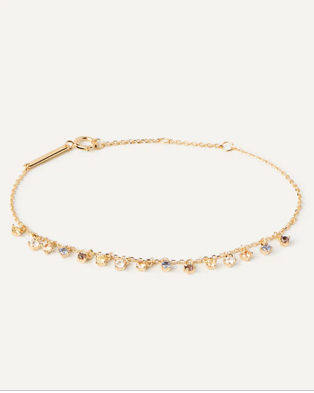 PD Paola 18ct Gold Plated Five Willow Bracelet 18cm