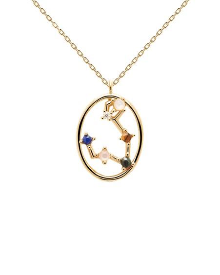 PD Paola 18ct Gold Plated Pisces Zodiac Necklace 50cm
