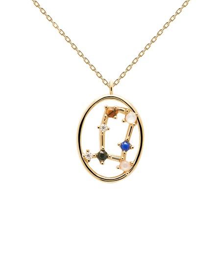 PD Paola 18ct Gold Plated Gemini Zodiac Necklace